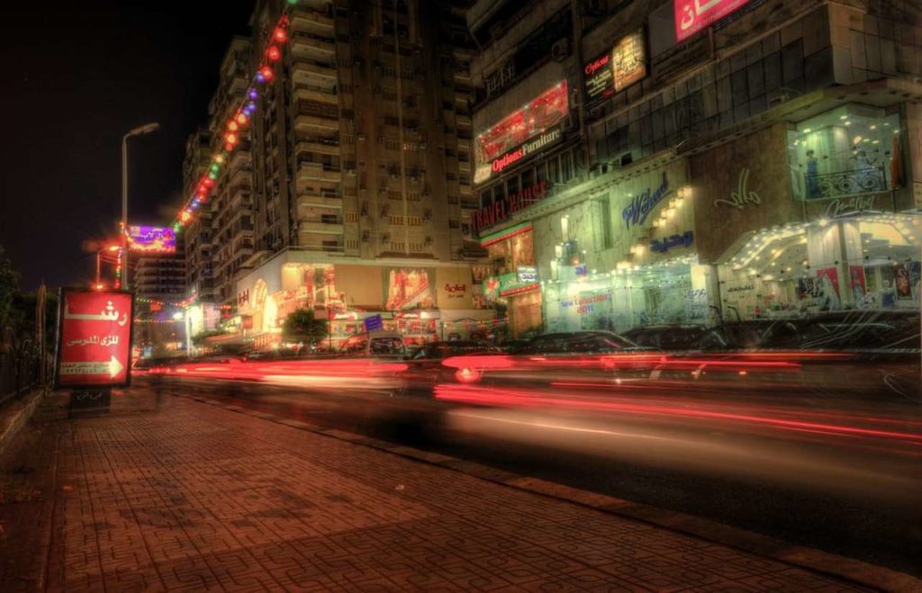 شارع عباس العقاد فى مدينة نصر